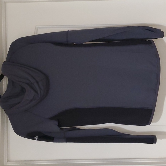 Icebreaker Merino GT Wool Blend Full Zip Hoodie Grey Black Womens Size Small - Picture 5 of 6